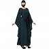 Designer kaftan with umbrella like sleeves- Bottle Green Designer kaftan with umbrella like sleeves- Bottle Green